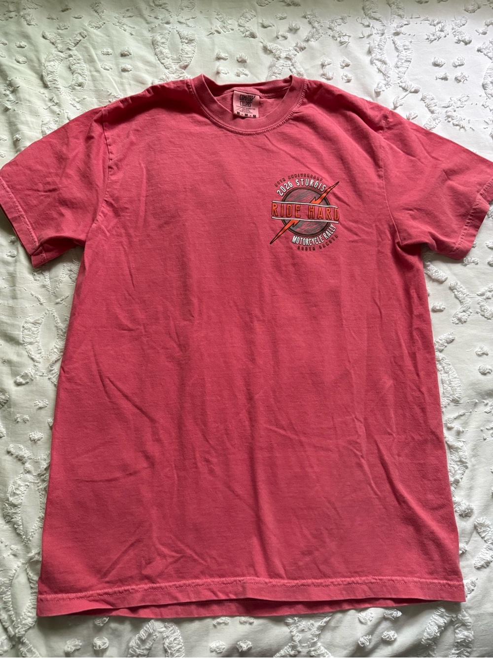 Comfort Colors Ride Hard Short-Sleeve Tee - Coral